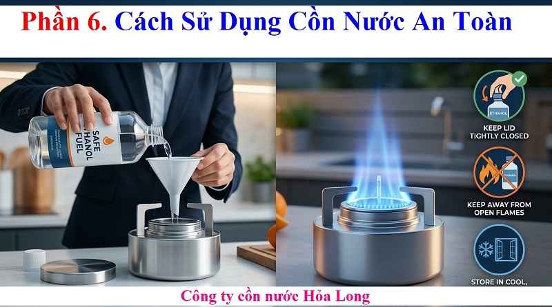 Cồn Nước Và Gas Mini Cái Nào An Toàn Hơn? So Sánh Chi Tiết Từ A–Z